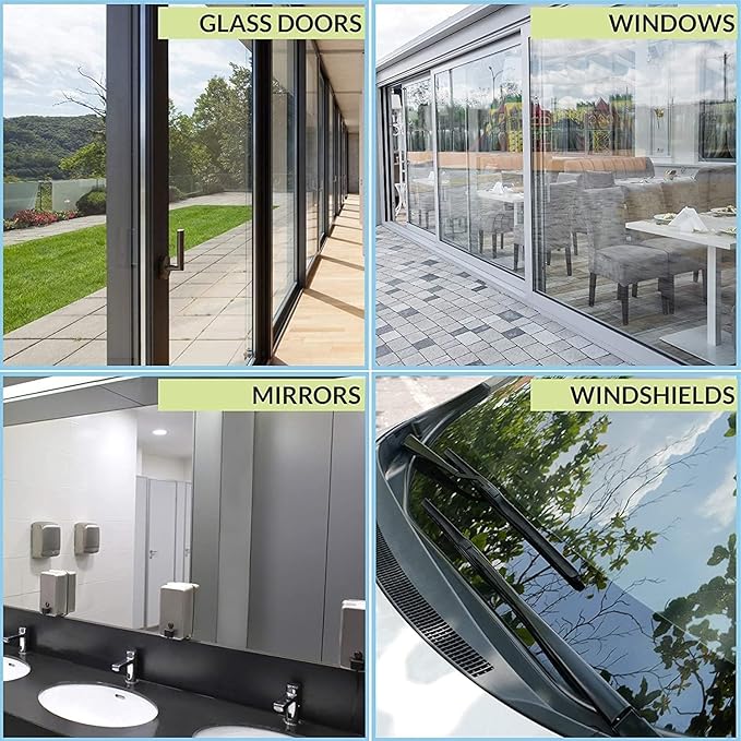 Car Window Cleaning Mop 2 in 1 Glass Cleaning Brush Dual Side Blade Rubber and Sponge Auto Window Cleaning Tool with Extendable Handle | Pack of 1