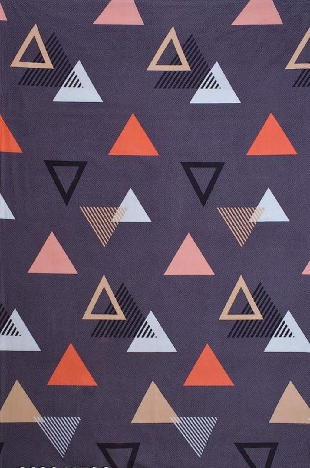 Super Soft Glace Cotton All Round Elastic Fitted Double Bed Bedsheet with 2 Pillow Covers-72x78x8