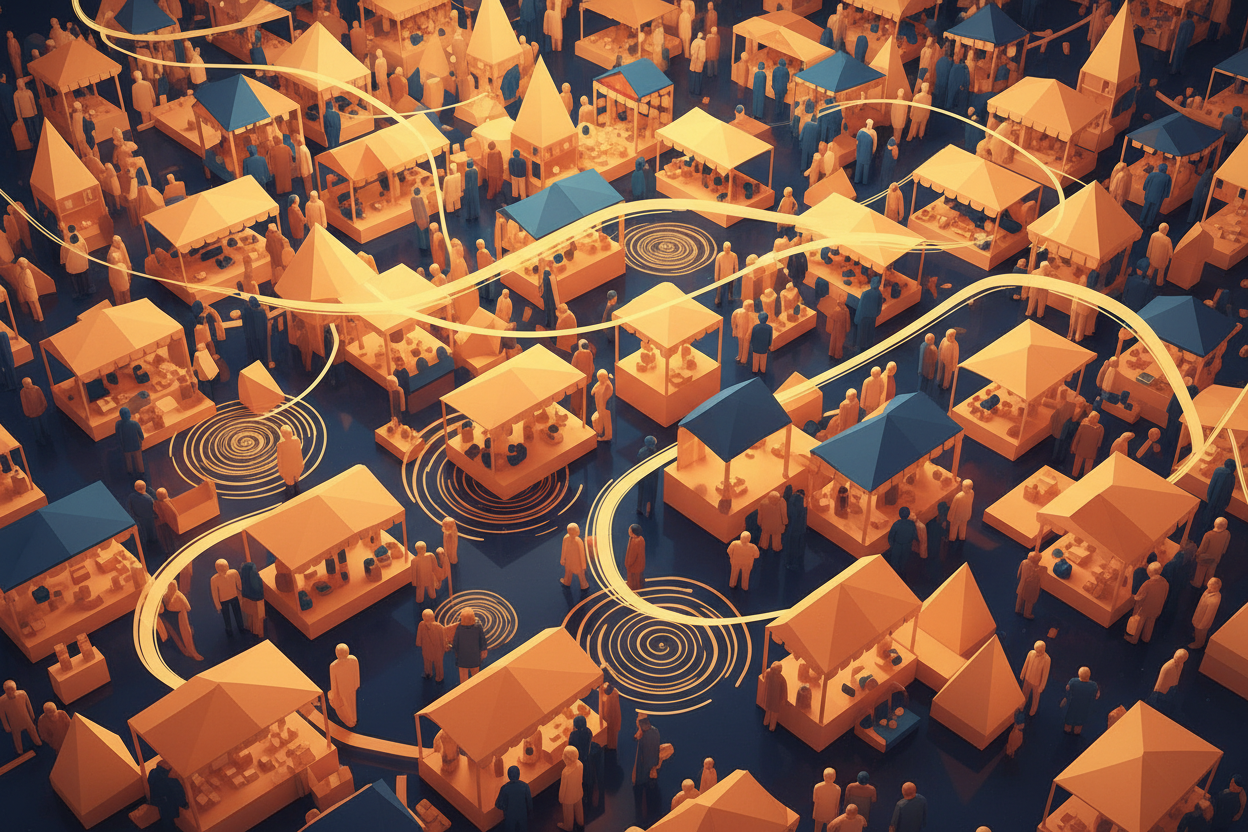 abstract marketplace