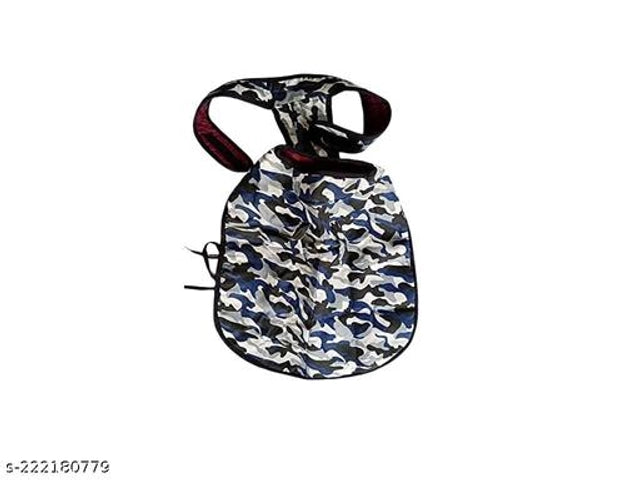 Fabric Winter Coat for Dog (Multicolor, 16 inches)