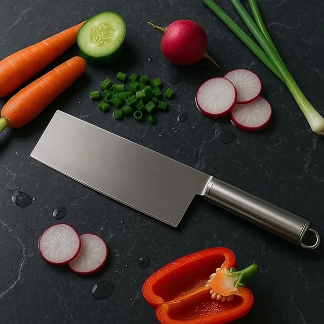 Knife for Kitchen Use 1 Pc – Stainless Steel Vegetable Cleaver Knife